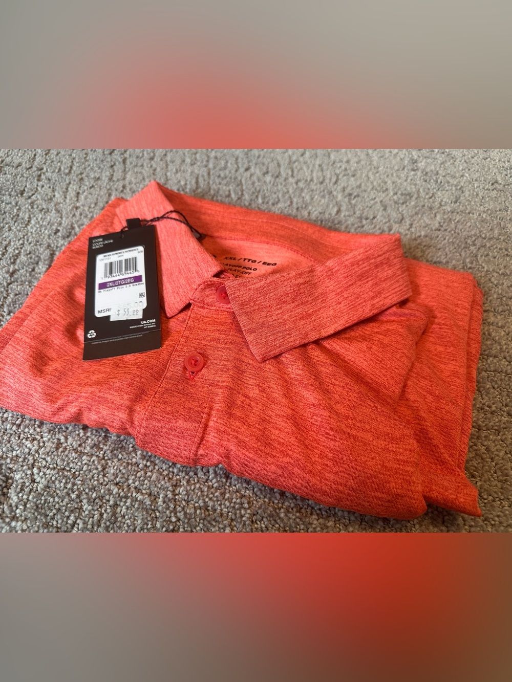 Under Armour Men's Shirt 2XL NWT
